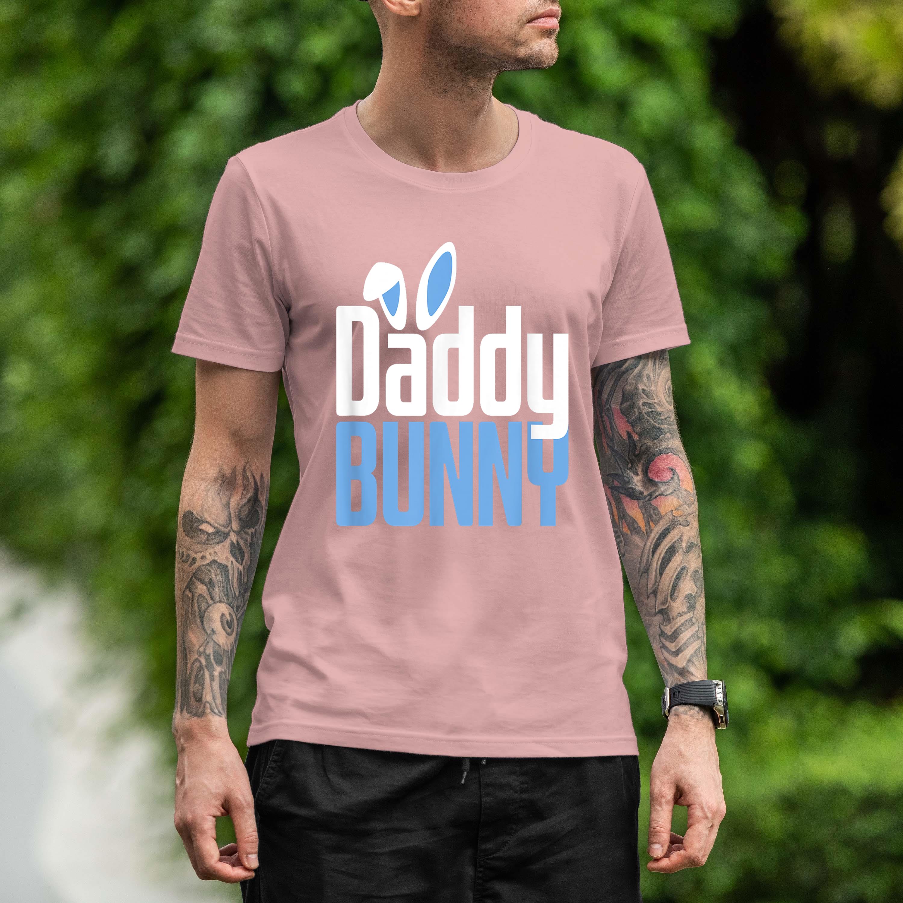 Easter Daddy Bunny Costume Funny Family Matching Easter Shirt 